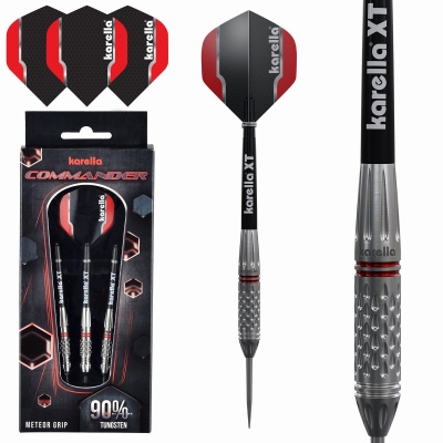 Karella Commander Steeldartset 21 oder 23 Gramm